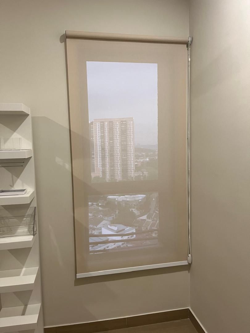 Sunscreen roller blinds for Dwitara Residences Petaling Jaya